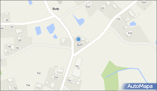 Głowaczowa, Głowaczowa, 61A, mapa Głowaczowa