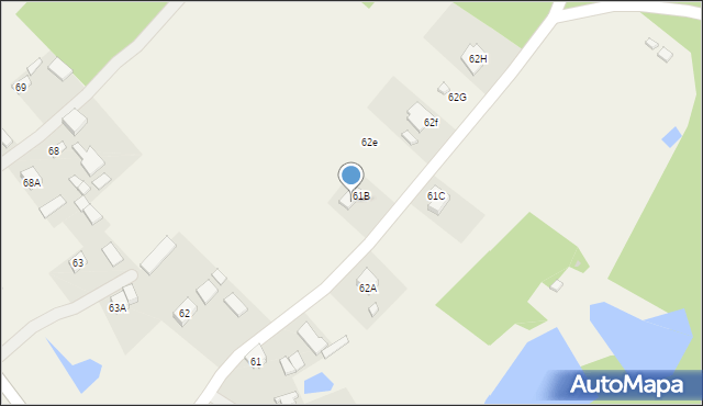 Głowaczowa, Głowaczowa, 62c, mapa Głowaczowa