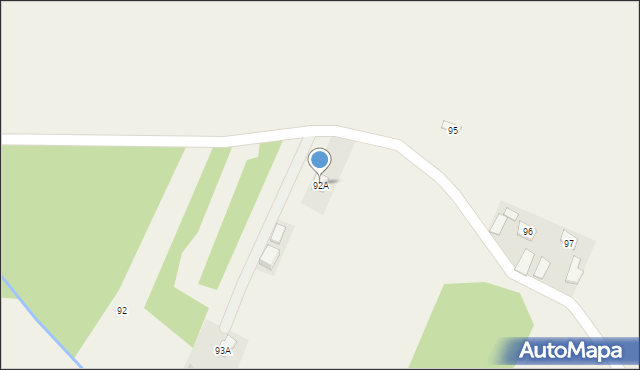 Głowaczowa, Głowaczowa, 92A, mapa Głowaczowa