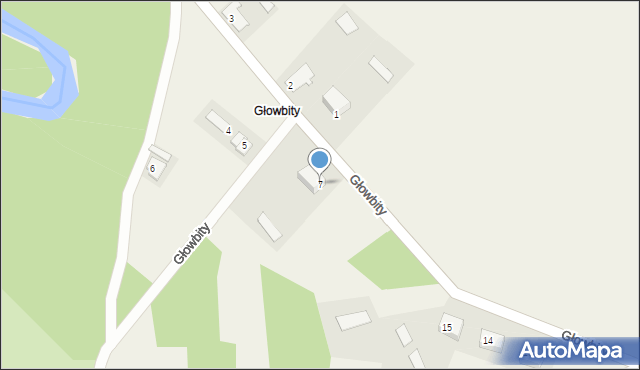 Głowbity, Głowbity, 7, mapa Głowbity