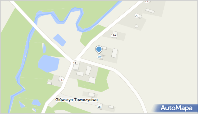 Główczyn-Towarzystwo, Główczyn-Towarzystwo, 19, mapa Główczyn-Towarzystwo