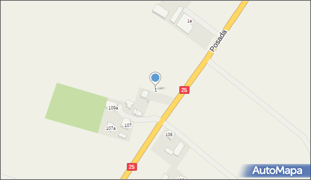 Główiew, Główiew, 1, mapa Główiew