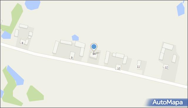 Główina, Główina, 9A, mapa Główina