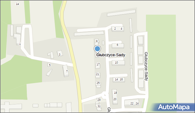 Głubczyce-Sady, Głubczyce-Sady, 15, mapa Głubczyce-Sady