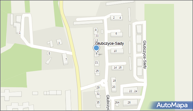 Głubczyce-Sady, Głubczyce-Sady, 19, mapa Głubczyce-Sady