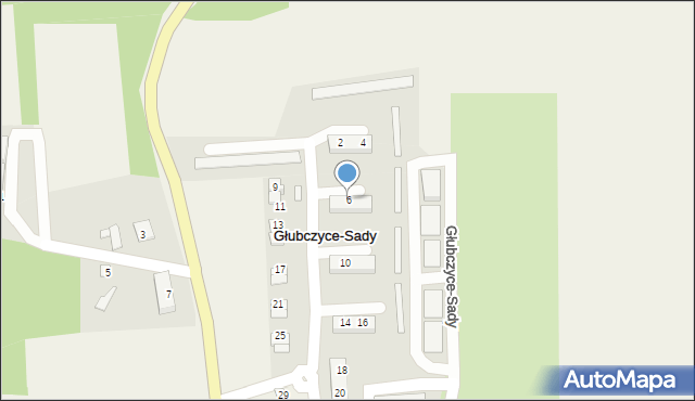Głubczyce-Sady, Głubczyce-Sady, 6, mapa Głubczyce-Sady