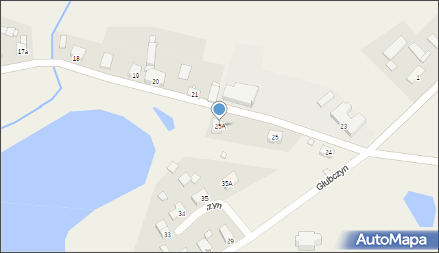 Głubczyn, Głubczyn, 25A, mapa Głubczyn
