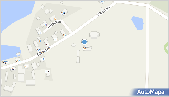Głubczyn, Głubczyn, 26, mapa Głubczyn
