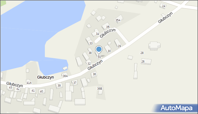 Głubczyn, Głubczyn, 31, mapa Głubczyn