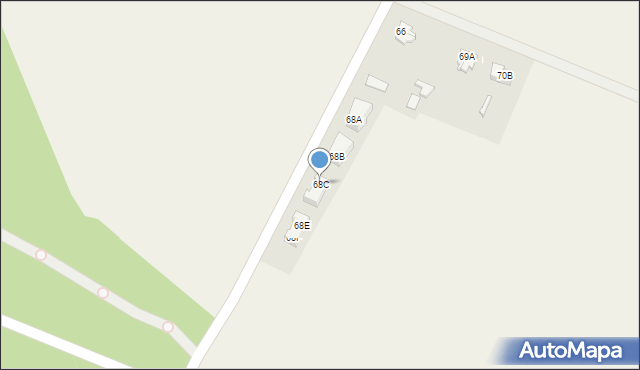 Głubczyn, Głubczyn, 68C, mapa Głubczyn