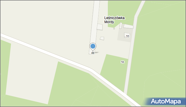 Głuchów, Głuchów, 88, mapa Głuchów