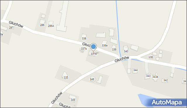 Głuchów, Głuchów, 337A, mapa Głuchów