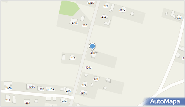 Głuchów, Głuchów, 426, mapa Głuchów