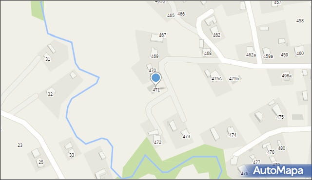 Głuchów, Głuchów, 471, mapa Głuchów