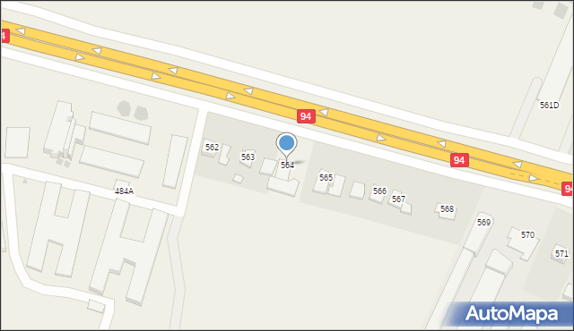 Głuchów, Głuchów, 564, mapa Głuchów