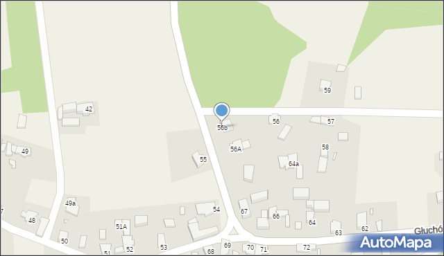 Głuchów, Głuchów, 56b, mapa Głuchów