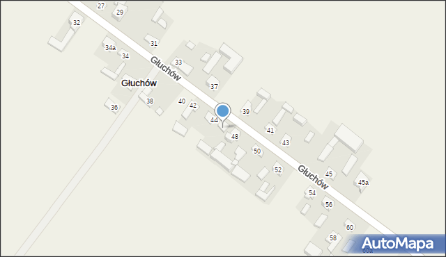 Głuchów, Głuchów, 46, mapa Głuchów