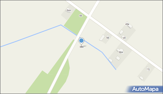 Głuchów, Głuchów, 68b, mapa Głuchów