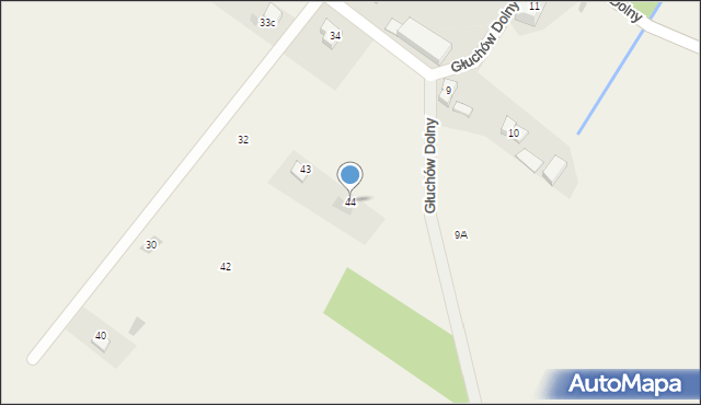 Głuchów Dolny, Głuchów Dolny, 44, mapa Głuchów Dolny