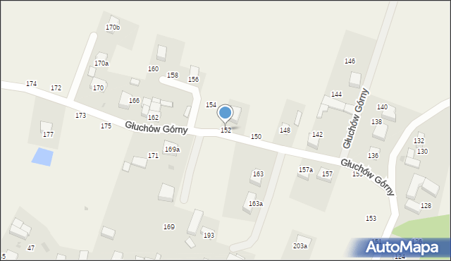 Głuchów Górny, Głuchów Górny, 152, mapa Głuchów Górny