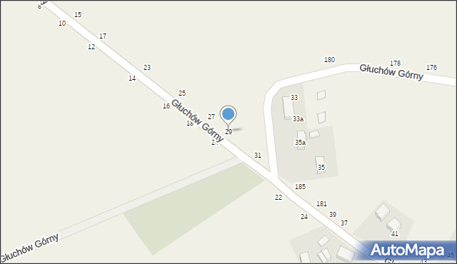 Głuchów Górny, Głuchów Górny, 29, mapa Głuchów Górny
