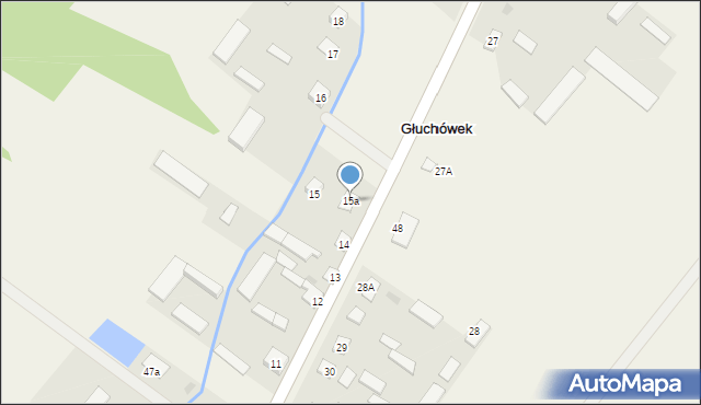 Głuchówek, Głuchówek, 15a, mapa Głuchówek