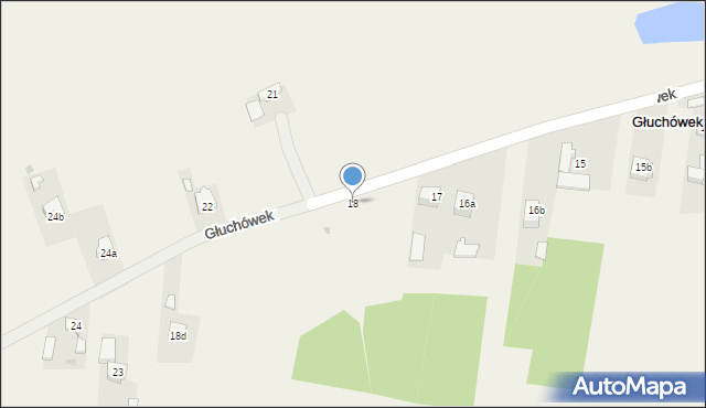 Głuchówek, Głuchówek, 18, mapa Głuchówek