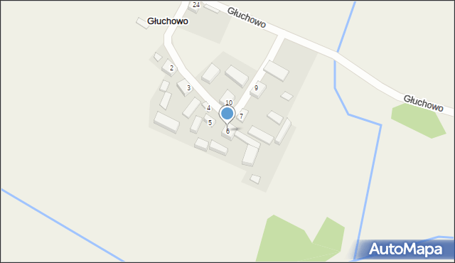 Głuchowo, Głuchowo, 6, mapa Głuchowo