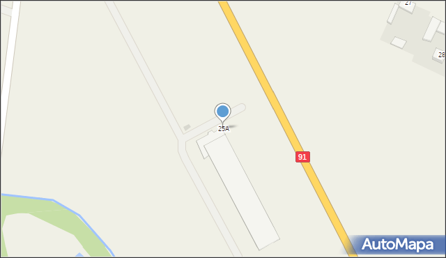 Głuchowo, Głuchowo, 25A, mapa Głuchowo