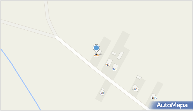 Głuchy, Głuchy, 67b, mapa Głuchy