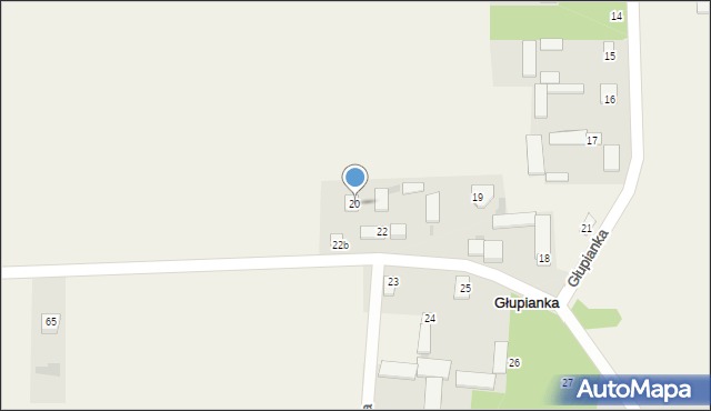 Głupianka, Głupianka, 20, mapa Głupianka