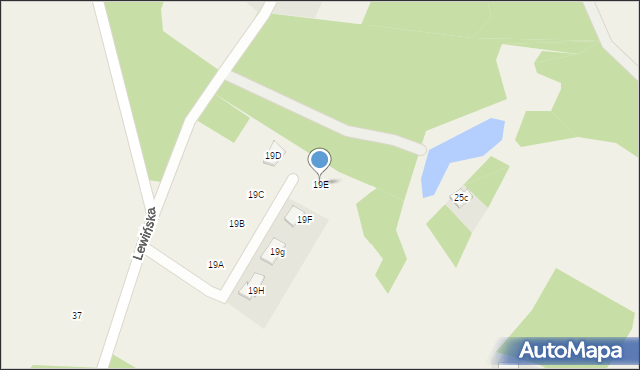 Głusino, Głusino, 19E, mapa Głusino