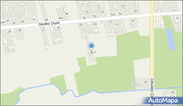 Głusko Duże, Głusko Duże, 24, mapa Głusko Duże