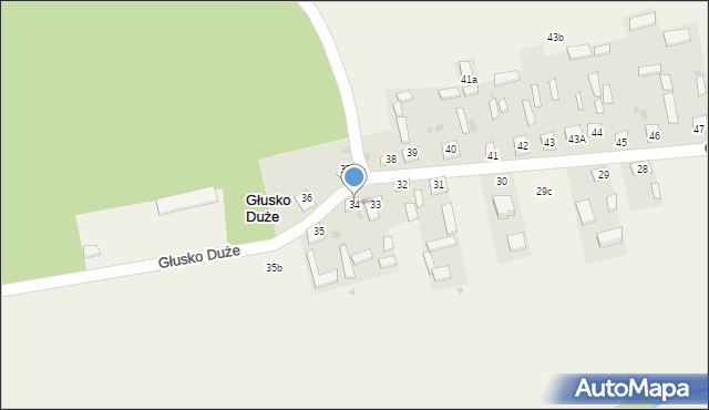 Głusko Duże, Głusko Duże, 34, mapa Głusko Duże