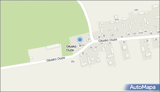 Głusko Duże, Głusko Duże, 36, mapa Głusko Duże