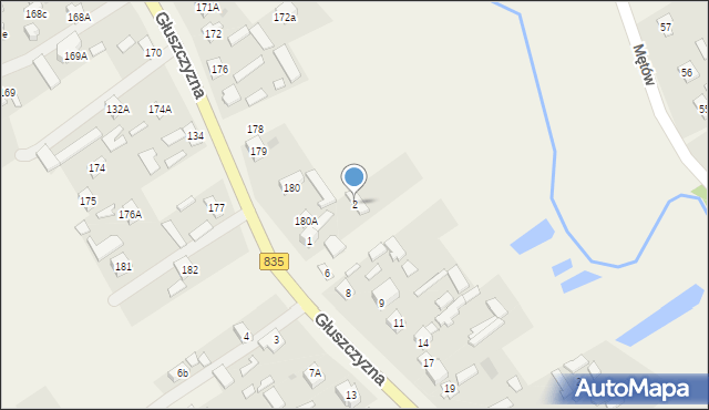 Głuszczyzna, Głuszczyzna, 2, mapa Głuszczyzna