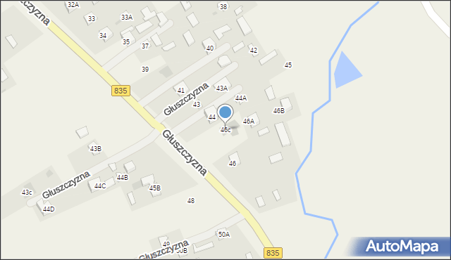 Głuszczyzna, Głuszczyzna, 46c, mapa Głuszczyzna