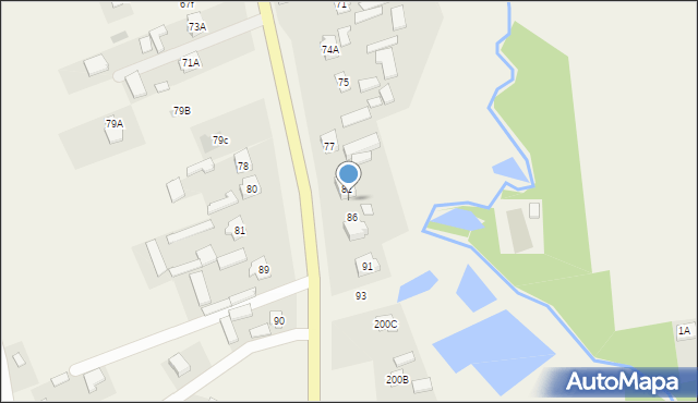 Głuszczyzna, Głuszczyzna, 84, mapa Głuszczyzna