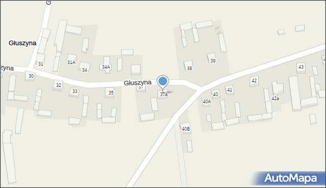 Głuszyna, Głuszyna, 37a, mapa Głuszyna