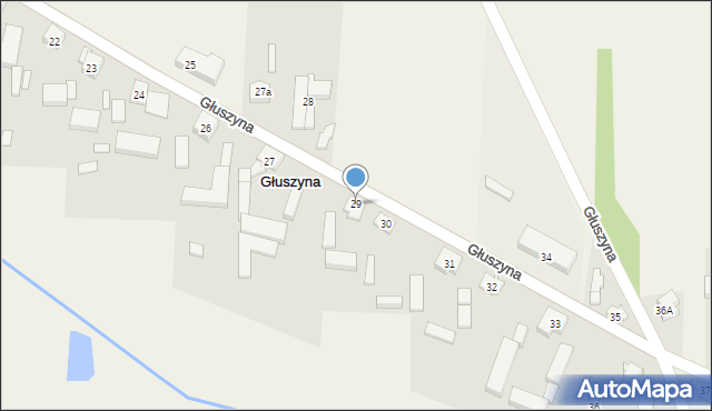Głuszyna, Głuszyna, 29, mapa Głuszyna
