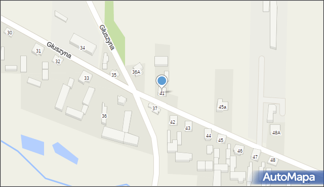 Głuszyna, Głuszyna, 41, mapa Głuszyna