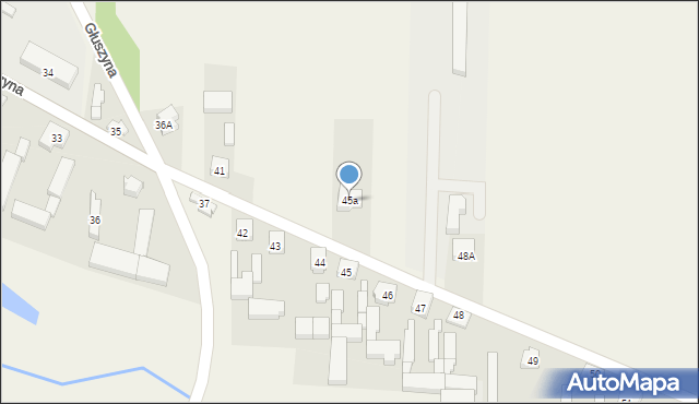 Głuszyna, Głuszyna, 45a, mapa Głuszyna