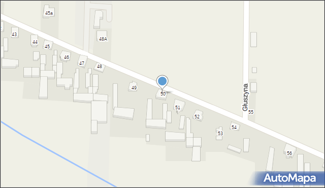 Głuszyna, Głuszyna, 50, mapa Głuszyna