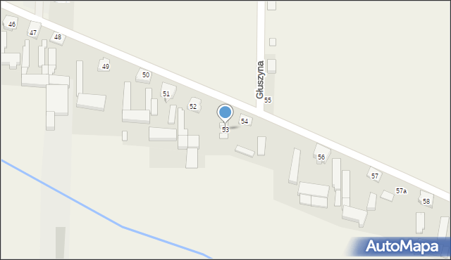 Głuszyna, Głuszyna, 53, mapa Głuszyna
