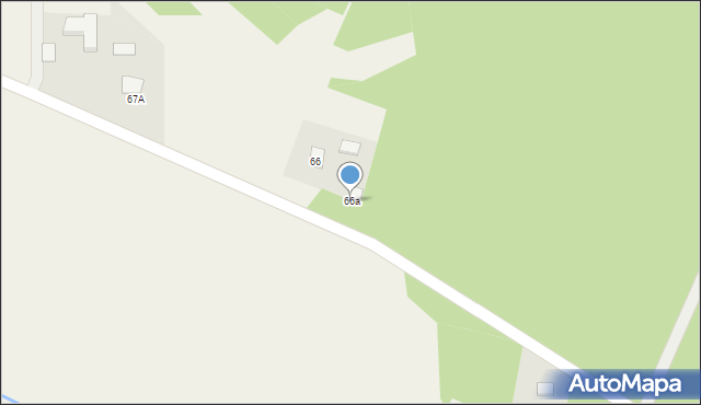 Głuszyna, Głuszyna, 66a, mapa Głuszyna