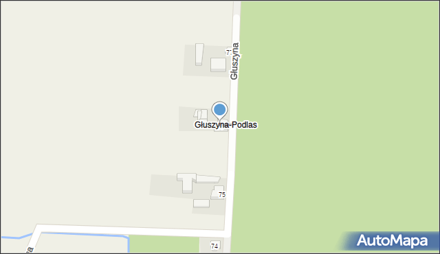Głuszyna, Głuszyna, 76, mapa Głuszyna
