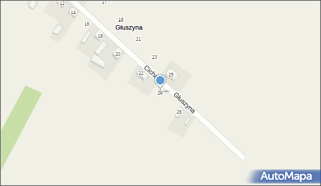 Głuszyna, Głuszyna, 24, mapa Głuszyna