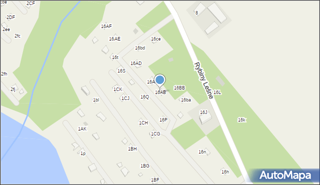 Głuszynek, Głuszynek, 16AB, mapa Głuszynek