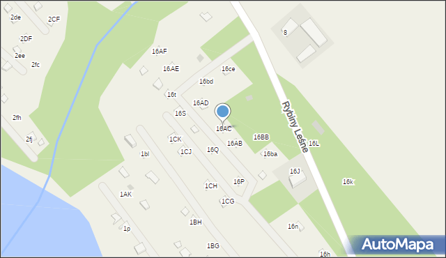 Głuszynek, Głuszynek, 16AC, mapa Głuszynek