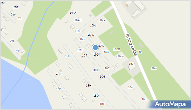 Głuszynek, Głuszynek, 16Q, mapa Głuszynek